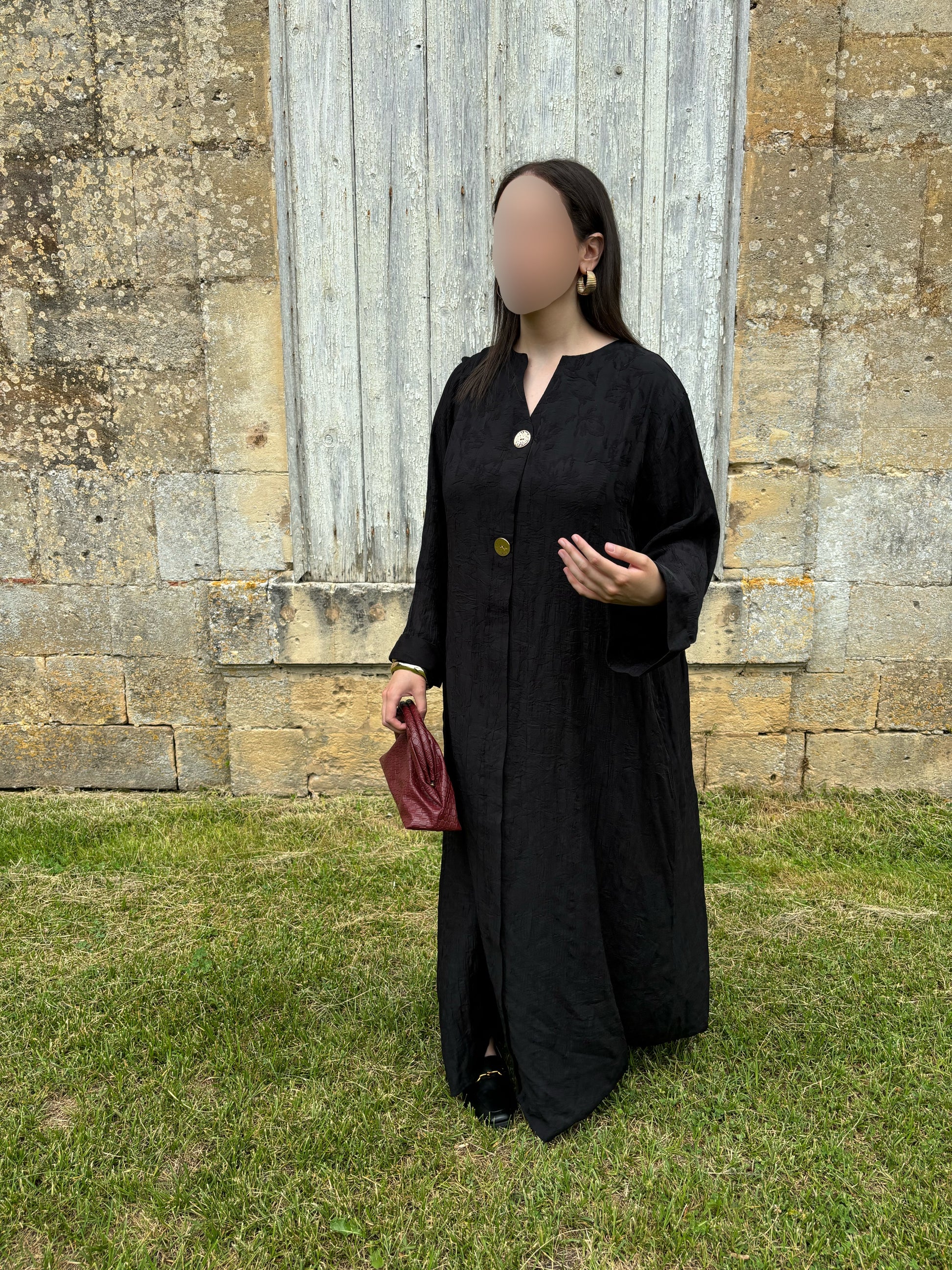 Robe longue noire