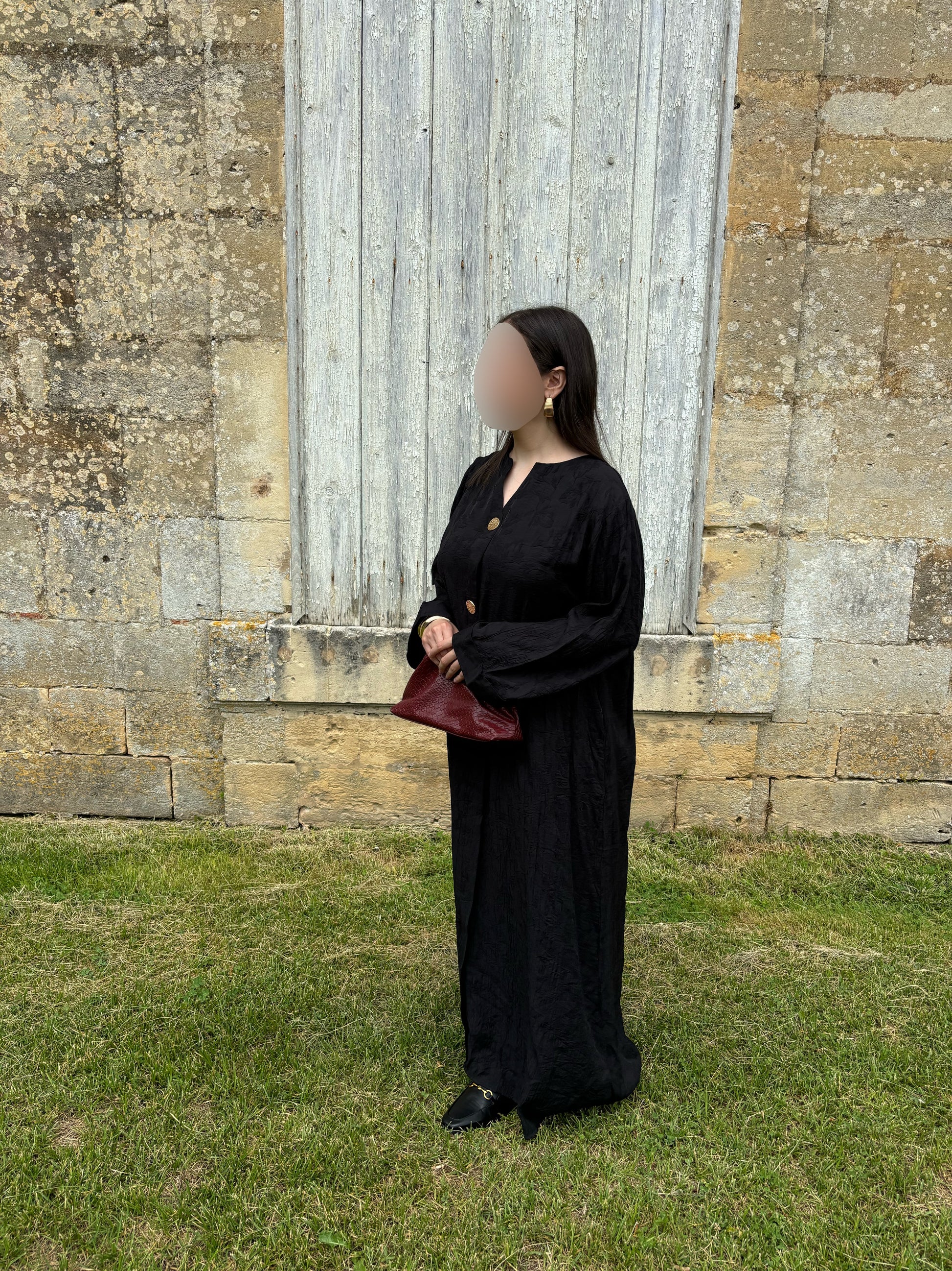 Robe longue noire