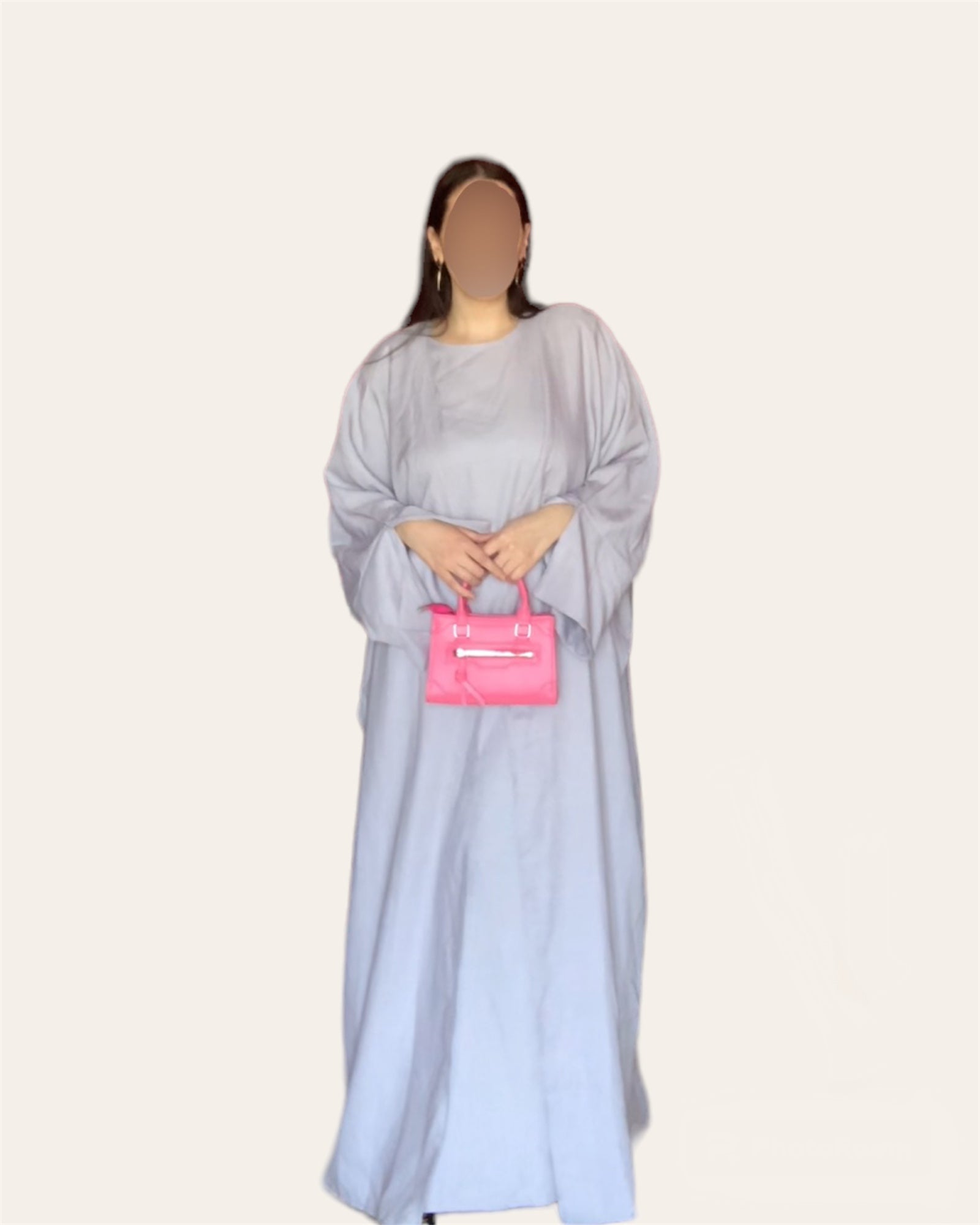 SET Kimono gris effet lin
