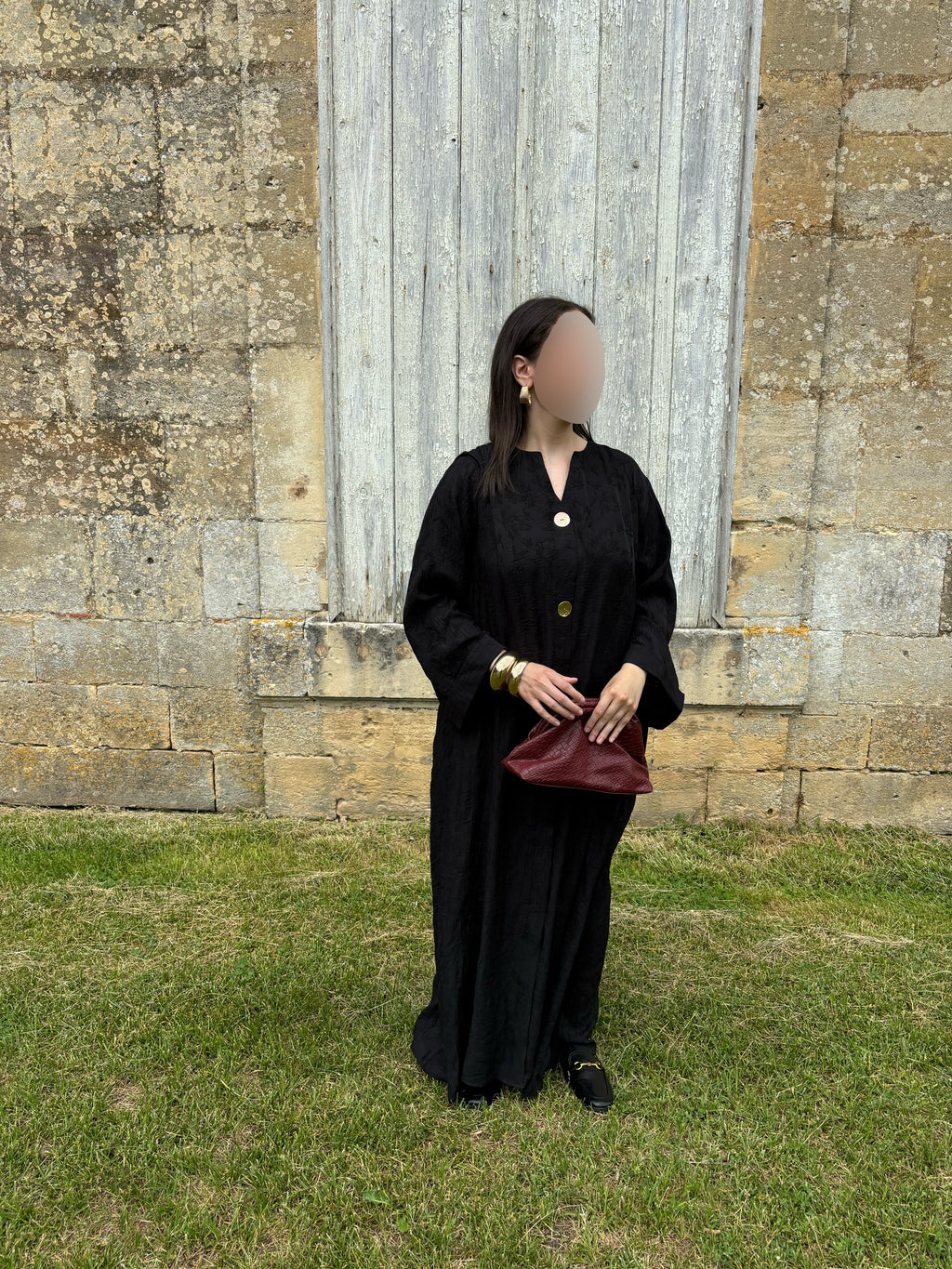 Robe longue noire