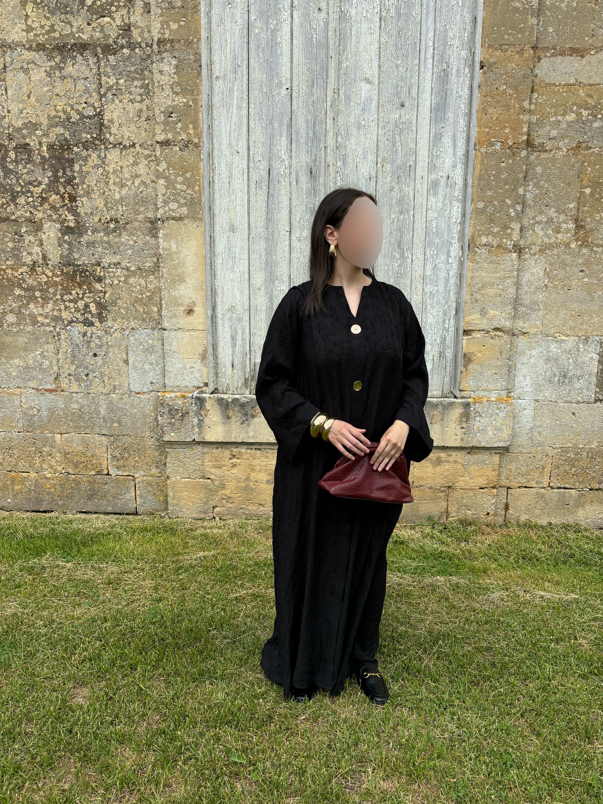Robe longue noire