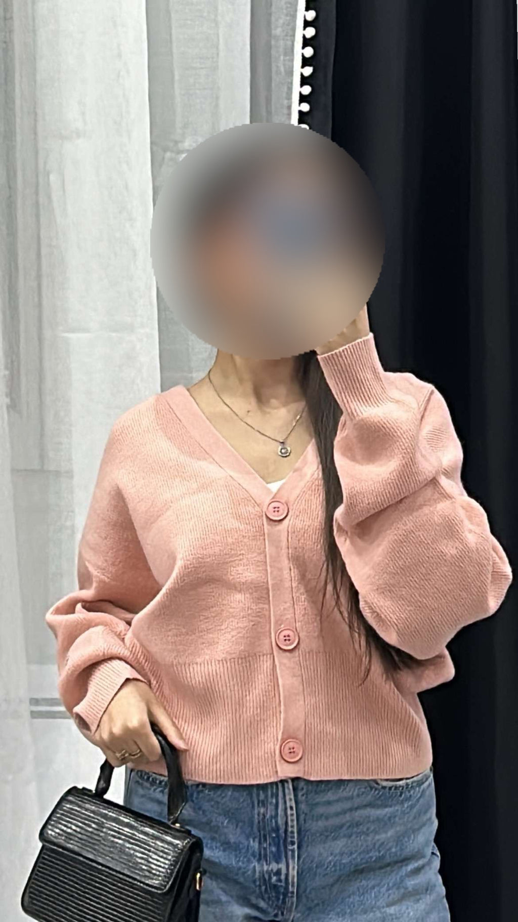 Cardigan rose
